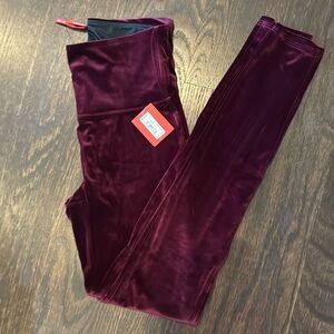 Spanx velvet leggings